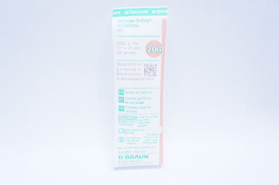 Braun 4252535-02 Introcan Safety IV Cath. 20G x 1-1/4inch